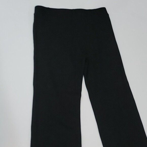 BETABRAND Pants Womans Large Black  Textured Bootcut Dress Yoga Comfort Stretch - Picture 5 of 8